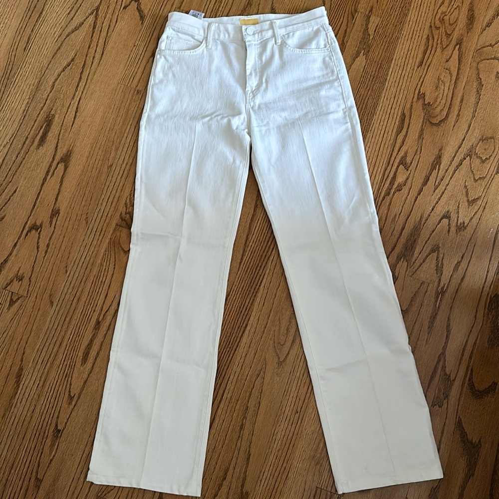 Mother The Socialite white jeans
